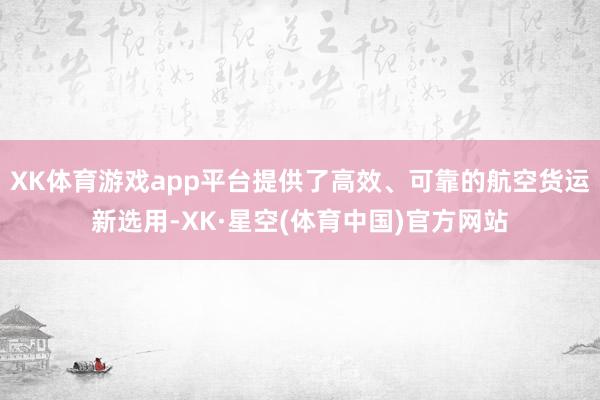XK体育游戏app平台提供了高效、可靠的航空货运新选用-XK·星空(体育中国)官方网站